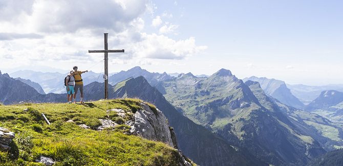 Sommerurlaub in Warth-Schröcken.