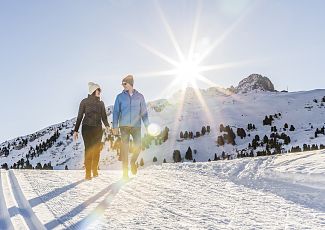 Winter hiking in Warth-Schröcken.