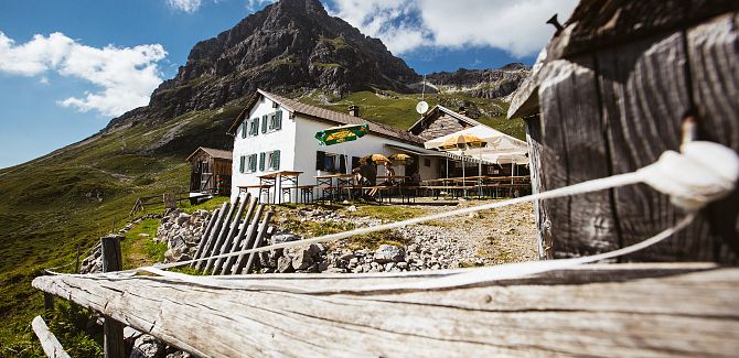 Wanderhütten in Warth-Schröcken.