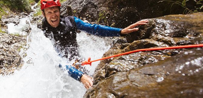 Canyoningtour - Alpinschule Widderstein.
