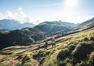 Guided hike Hochkrumbach - sunny side