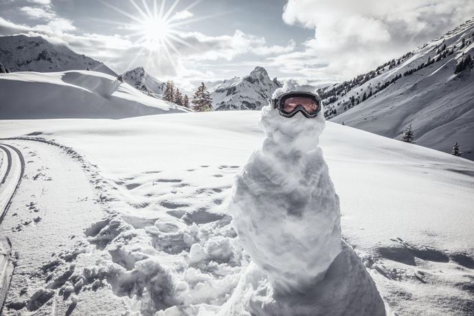 Echtes Winter-Feeling durch reichlich Naturschnee