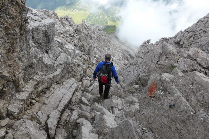 Alpenblick-Biberkopfabstieg