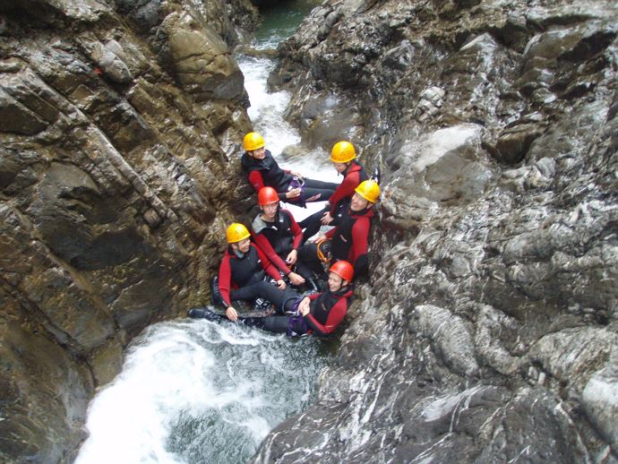 Canyoning vor der Haustüre