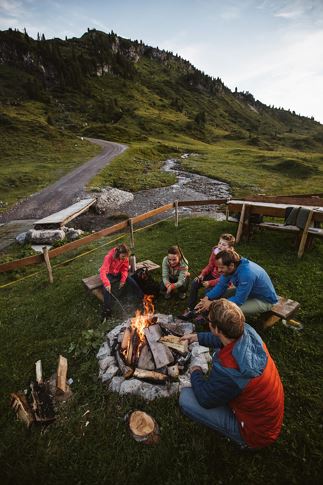 Grillen in Warth-Schröcken