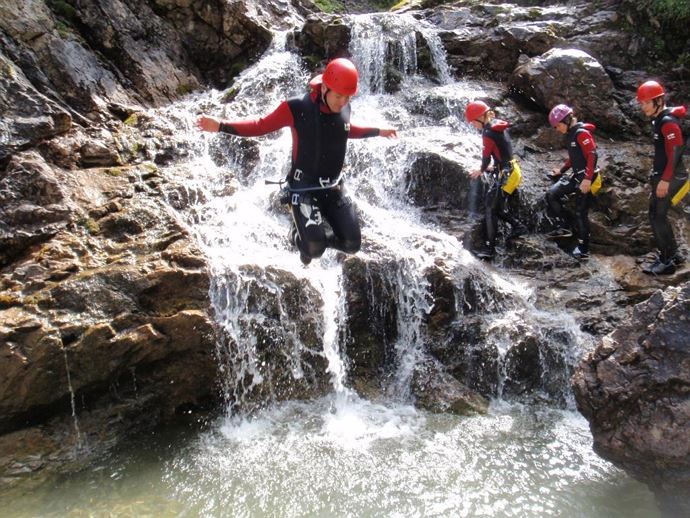 Canyoning in Warth-Schröcken