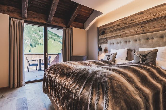 Alpenparks Arlberg Schlafzimmer