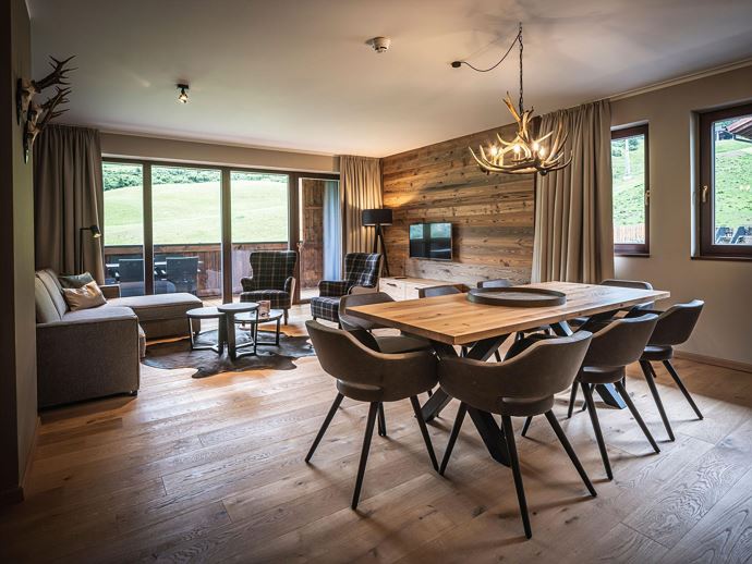 AlpenParks Arlberg Wohnzimmer