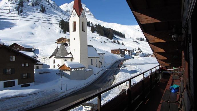 Terrasse im Winter