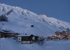 Blick aus dem Fenster im Winter