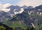 Blick auf die umliegenden Berge