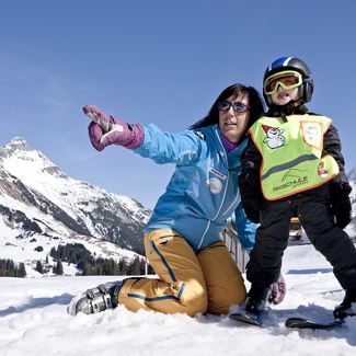 Child care station ski school Warth.
