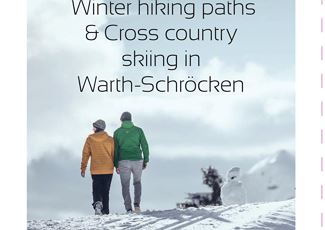 Winter hiking path & Cross country skiing map.